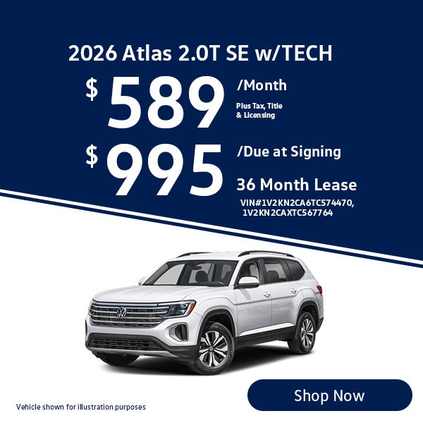 2026 Volkswagen Atlas 2.0T SE W/TECHNOLOGY 
