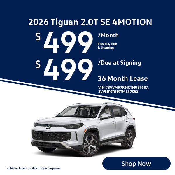 2026 Volkswagen Tiguan 2.0T SE