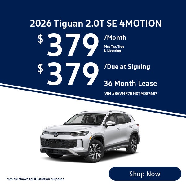 2026 Volkswagen Tiguan 2.0T SE